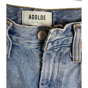 AGOLDE jeans straight leg waist 26’ leg 27’ 12’ rise organic cotton